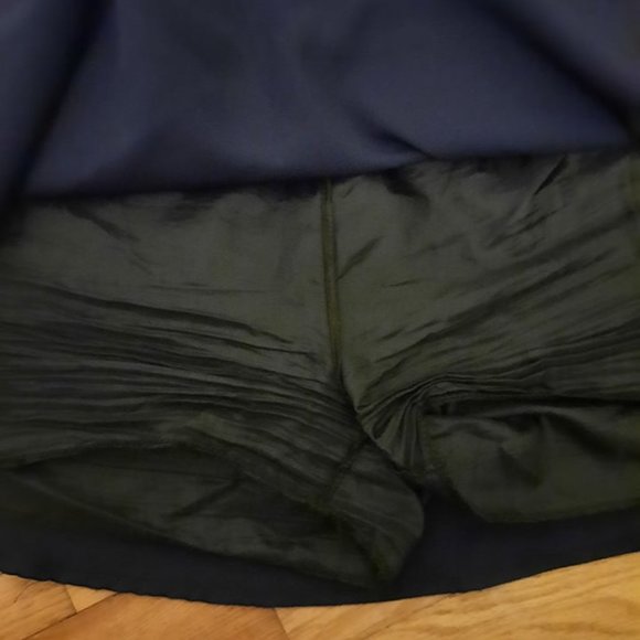 Mini House Fairycore Mushroom Print Blue Skirt - Picture 2 of 3